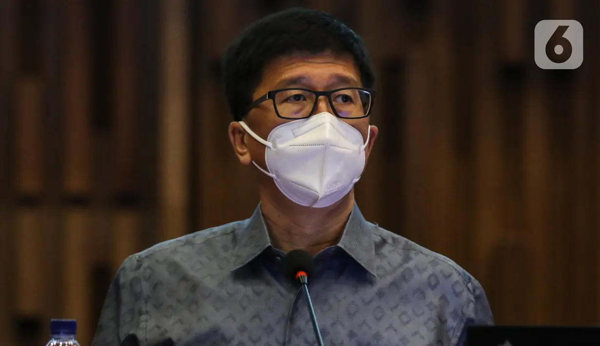 Wakil Direktur Utama EMTEK Sutanto Hartono dalam Public Expose PT Elang Mahkota Teknologi Tbk (EMTEK) di Studio SCTV, Jakarta, Rabu (12/8/2020). PT Elang Mahkota Teknologi Tbk atau EMTEK membukukan pendapatan Rp 5,348 triliun di sepanjang semester I 2020. (Liputan6.com/Johan Tallo)