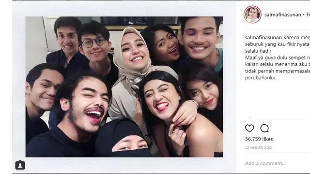 Salmafina Khairunnisa (Foto: Instagram/@salmafinasunan)