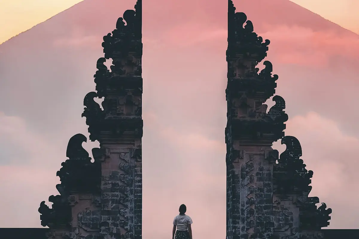 Ilustrasi penari bali tuli