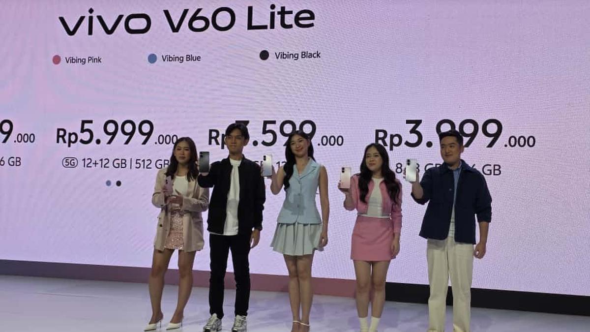 Vivo V60 Lite Resmi Meluncur di Indonesia, Intip Harga dan Spesifikasinya