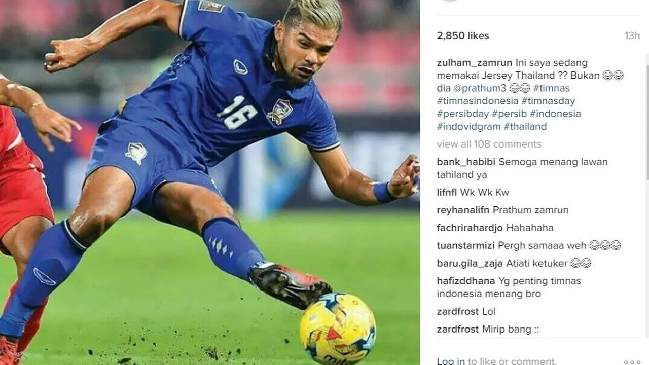 Timnas Indonesia vs Timnas Thailand