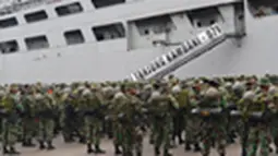 Enam KRI Kolinlamil Laksanakan Geladi Parsial 