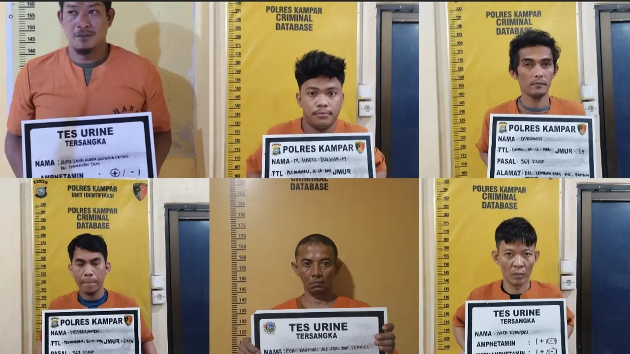 Tahanan Polres Kampar yang kabur.