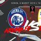 Jadwal Grup E Piala Presiden 2019, Arema FC vs Barito Putera. (Bola.com/Dody Iryawan)