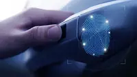 Ilustrasi fingerprint pada Hyundai Santa Fe. (Autoevolution)