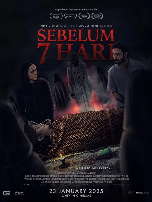 Poster film Sebelum 7 Hari. (Foto: Dok. MD Pictures)