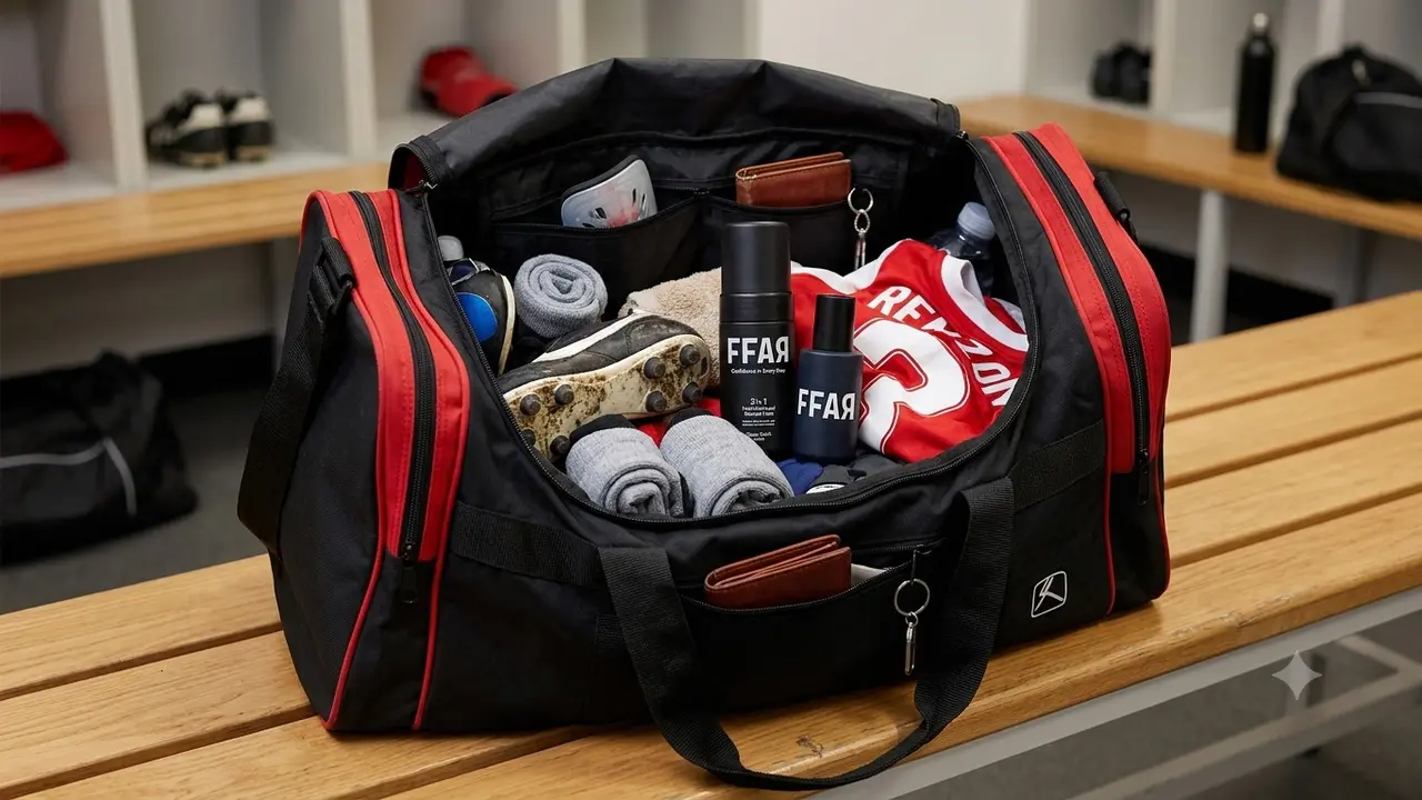5 Barang Wajib di Football Bag, Jangan Sampai Lupa Bawa Parfum