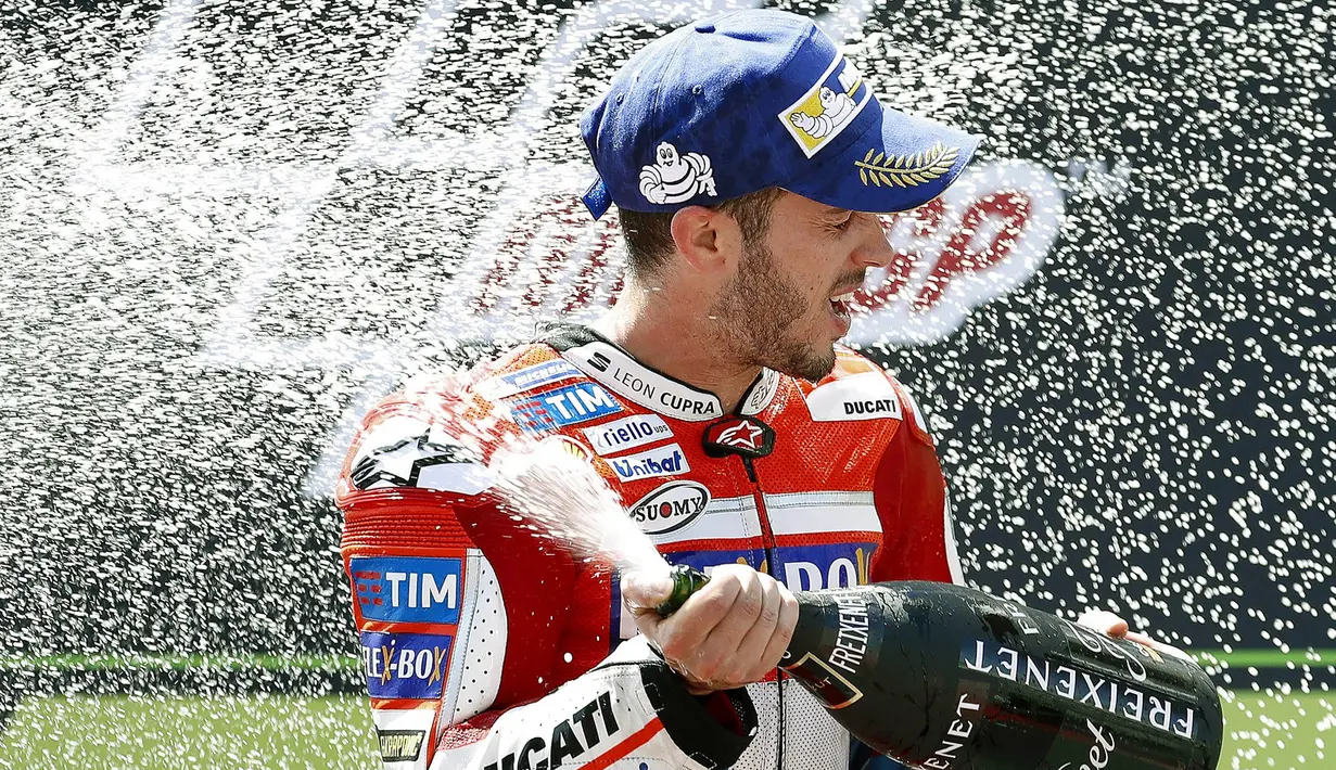 1. Andrea Dovizioso (Ducati Team) - 115 Poin. (EPA/Andreu Dalmau)
