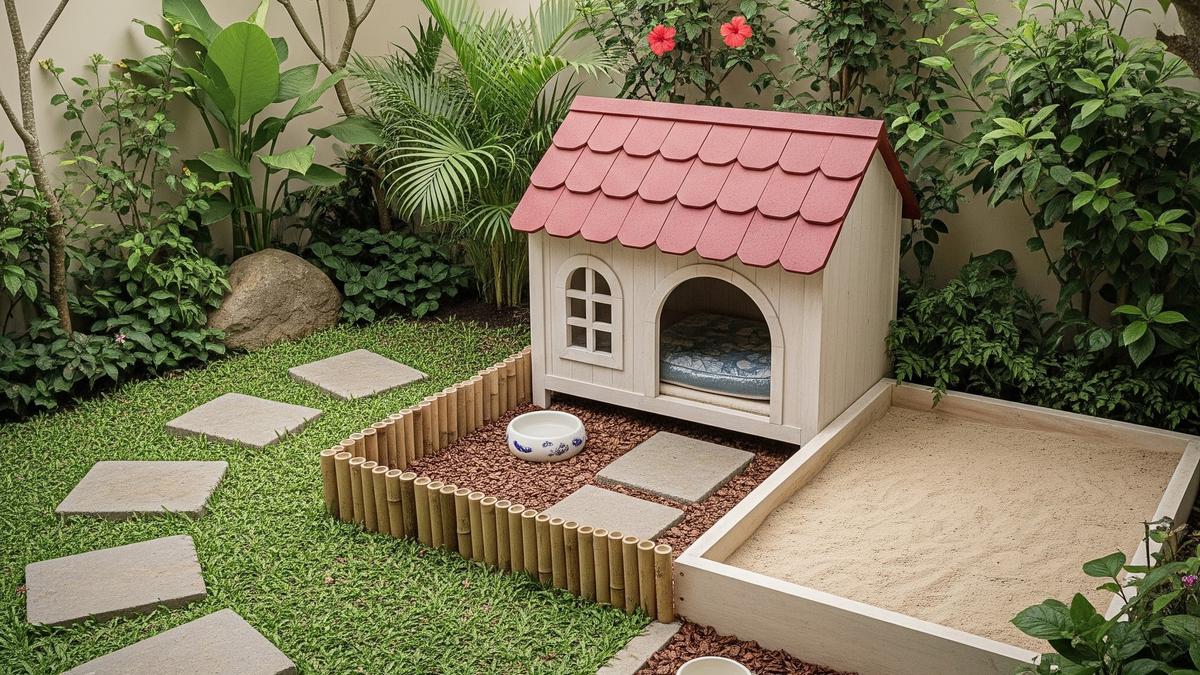 8 Model Desain Halaman Belakang Rumah Kecil yang Bisa Disulap Jadi Pet Area