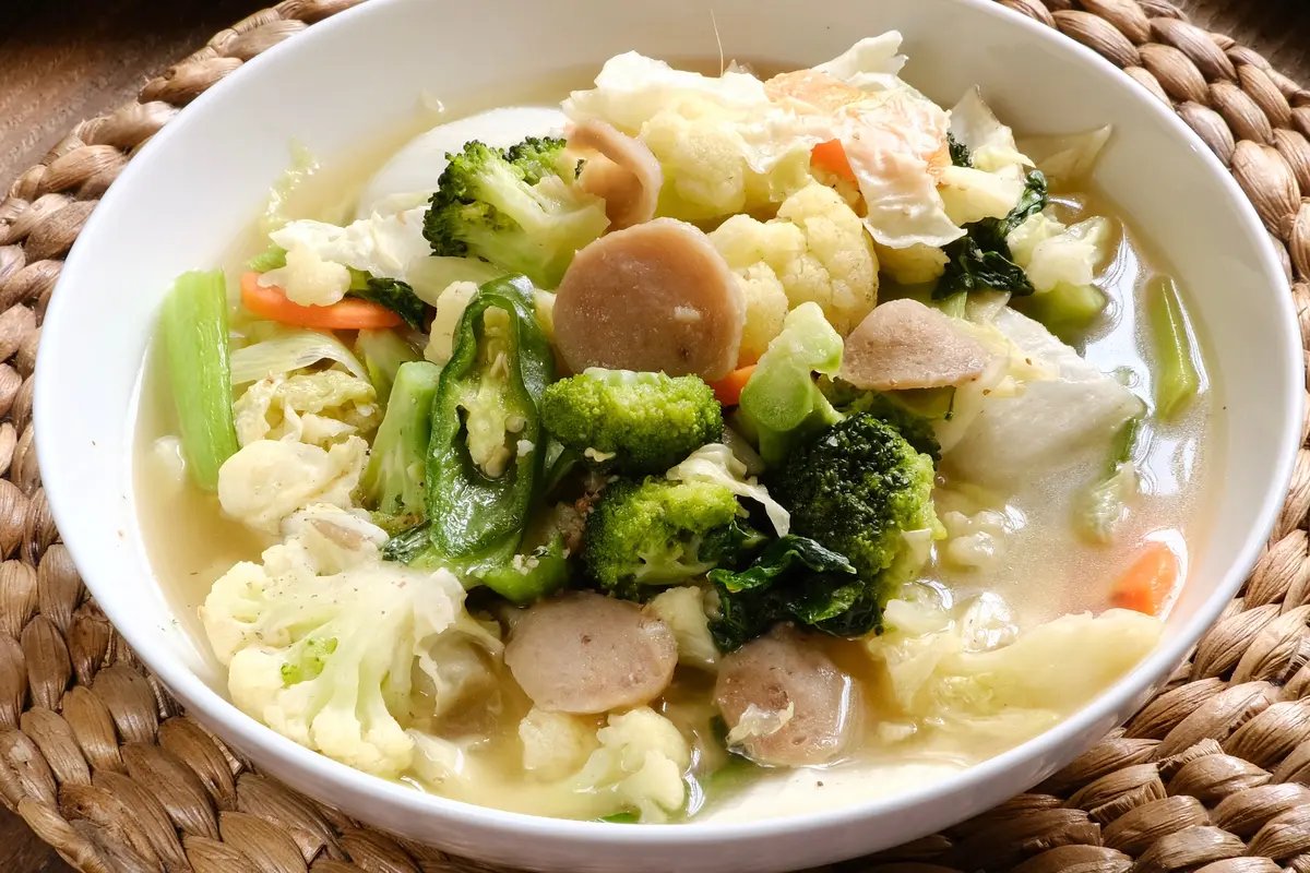 resep capcay kuah putih