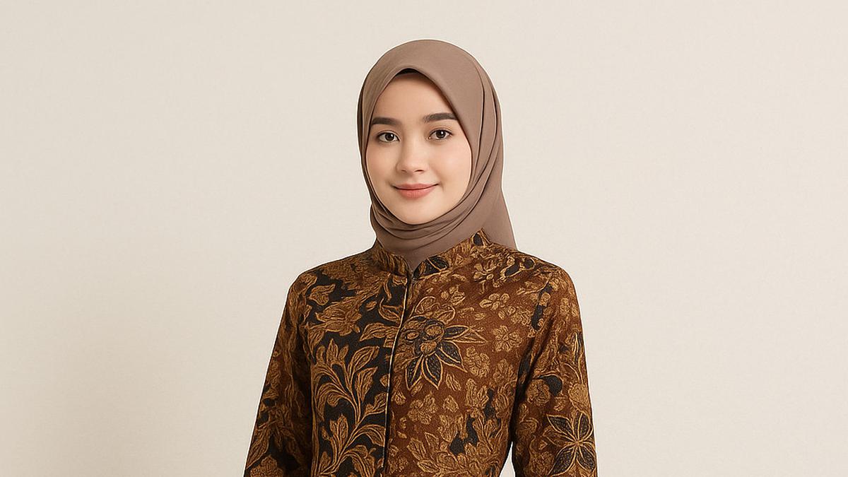 7 Model Dress Batik Kerah Shanghai Hijab Terbaru, Anggun dan Modis