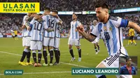 Ulasan Pesta Bola 2022 - Luciano Leandro Timnas Argentina (Bola.com/Bayu Kurniawan Santoso)