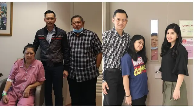 Ani dan Putra (Sumber: Instagram/ibasyudhoyono/agusyudhoyono)