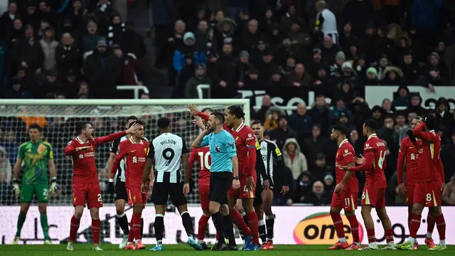 Drama Enam Gol, Laga Newcastle United Melawan Liverpool Berakhir Imbang
