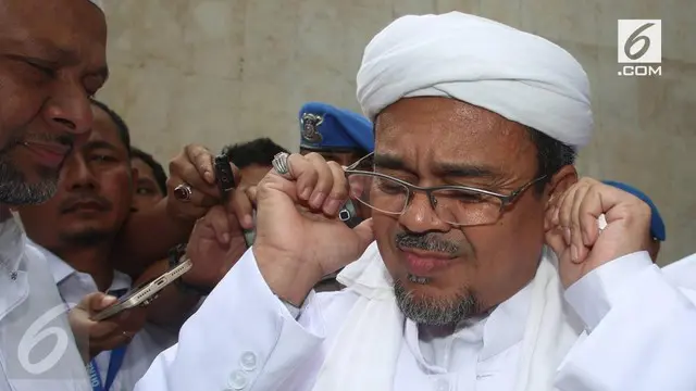 Rizieq Shihab Batal Isi Pengajian di Garut karena Keamanan