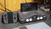 Konsol Nintendo 64 dimodifikasi jadi dock Switch. (Doc: Tettzan Zone)