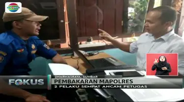 Berdasarkan hasil penyelidikan Senin (13/11) siang, kedua pelaku pembakaran Mapolres Dharmasraya merupakan pendukung ISIS.