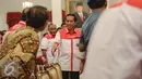 Presiden Joko Widodo saat tiba untuk memperingati Hari Anti Narkoba Internasional di Istana Negara, Jumat (26/6/2015). Peringatan ini bentuk keprihatinan bangsa-bangsa terhadap permasalahan narkoba yang mengancam kehidupan. (Liputan6.com/Faizal Fanani)