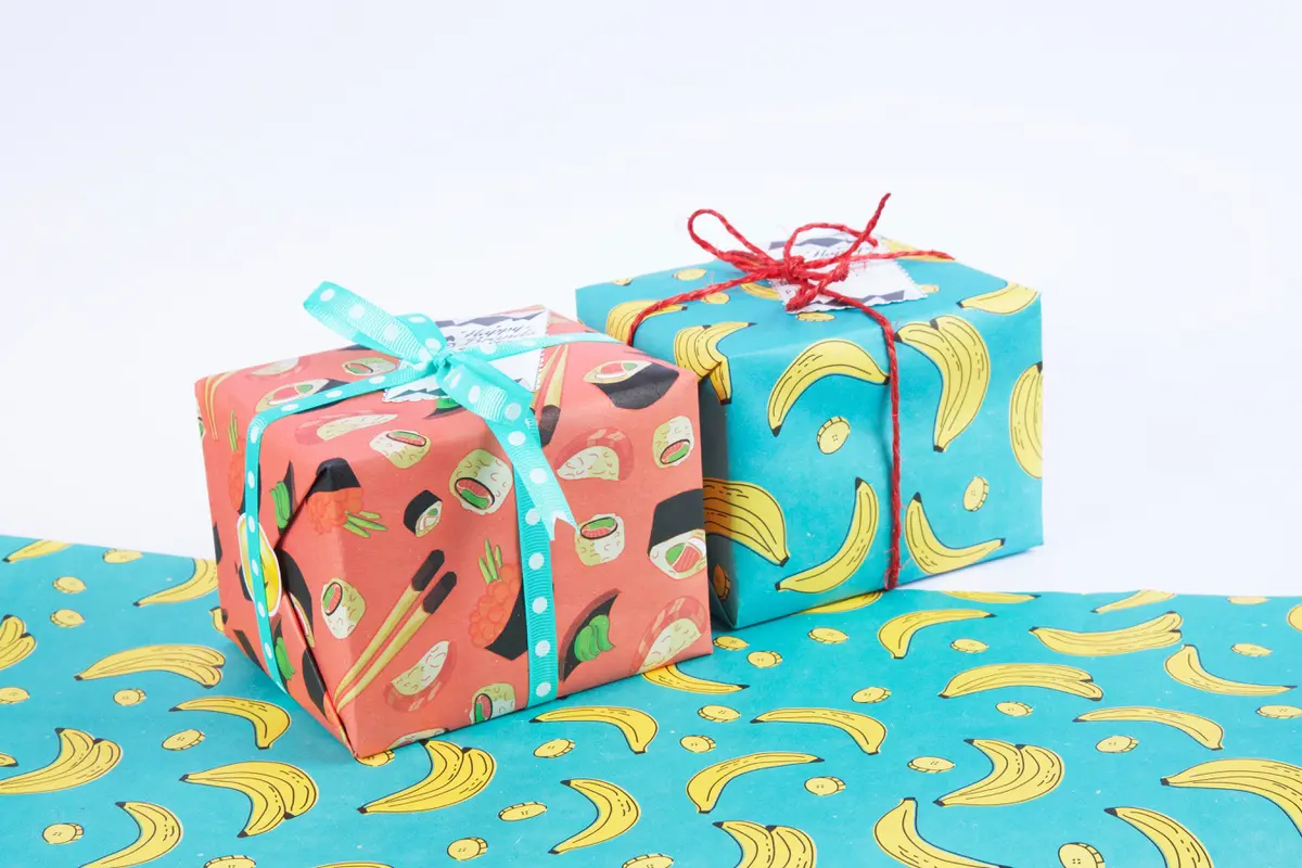 Ilustrasi kado, parcel, hampers lebaran