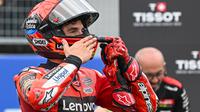 Marc Marquez berjaya di MotoGP Hungaria 2025. (ATTILA KISBENEDEK / AFP)