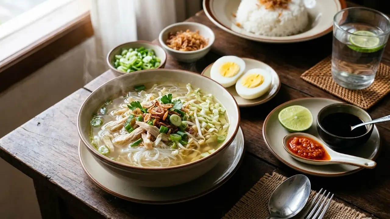 Resep Soto Ayam Tanpa Kunyit