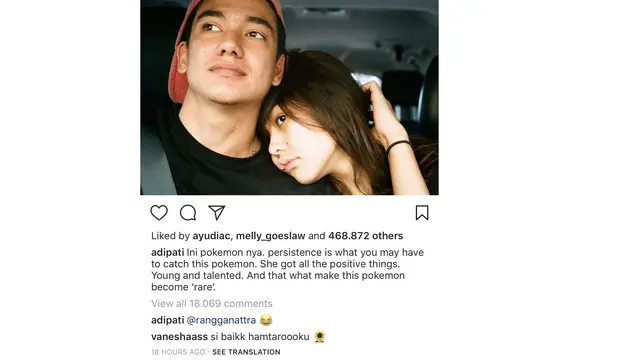 Vanesha Prescilla dan Adipati Dolken