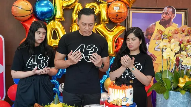 Momen Perayaan Ulang Tahun AHY yang Ke-43. (Sumber: Instagram/agusyudhoyono)