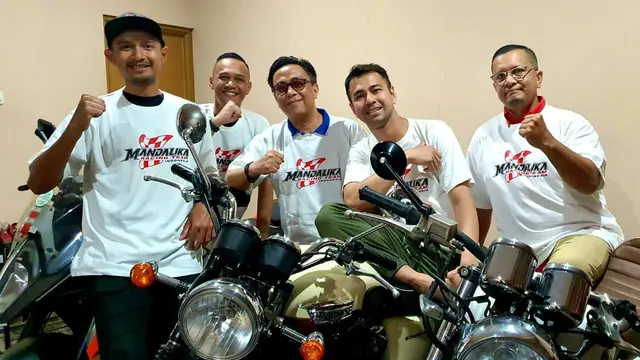 Raffi Ahmad Terlibat di Tim MotoGP Mandalika Racing Team Indonesia