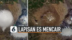 Gletser Okjökull di Islandia dipasangi plakat peringatan. Karena kehilangan lapisan es akibat pemanasan global oleh aktivitas manusia.