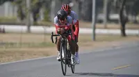 Atlet para balap sepeda Indonesia asal DIY, Nurfendi, meraih medali emas pertama Merah Putih di ASEAN Para Games 2025, Rabu (21/1/2026) pagi. (Dok.  NPC Indonesia)
