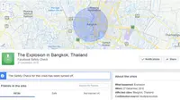 Heboh Safety Check Facebook Alarm Bom di Bangkok