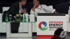 Pertamina gelar seminar bertema "Pertamina Energy Outlook 2015" di Ballroom 3 Pacific Place, Jakarta, Rabu (3/12/2014). (Liputan6.com/Faizal Fanani)