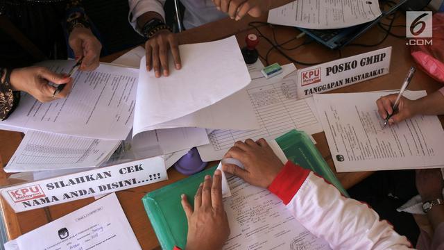 Jelang Pemilu 2019, KPU DKI Gelar Pengecekan DPT Serentak