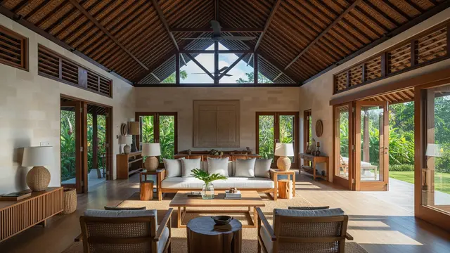 Inspirasi Rumah 1 Lantai Dengan Strategi Pendinginan Pasif