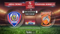 Arema Cronus Vs Pusamania Borneo FC (Bola.com/Adreanus Titus)