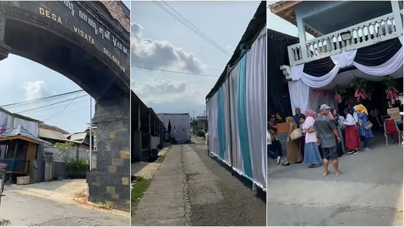 Viral Sepanjang Jalan Desa di Malang Penuh Tenda Hajatan di Waktu Bersamaan