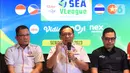 Pada putaran kedua, Filipina yang gantian bakal menjadi penyelenggara SEA V League pada 28-30 Juli 2023. Keikutsertaan Indonesia demi menambah pengalaman di kancah internasional. (Bola.com/M Iqbal Ichsan)