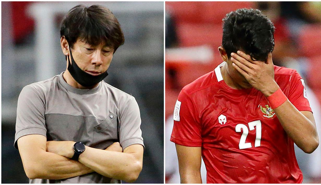 Timnas Indonesia harus menelan pil pahit usai digilas 0-4 oleh Thailand pada leg pertama final Piala AFF 2020. Kekalahan telak tersebut membuat harapan Indonesia mengakhiri puasa gelar terancam gagal. Berikut ekspresi skuad Garuda usai peluit akhir pertandingan.