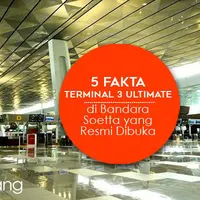 Terminal 3 Ultimate Bandara Soekarno Hatta dipromosikan sebagai hub tourism airport dan maskapai Garuda Indonesia akan mulai beroperasi.