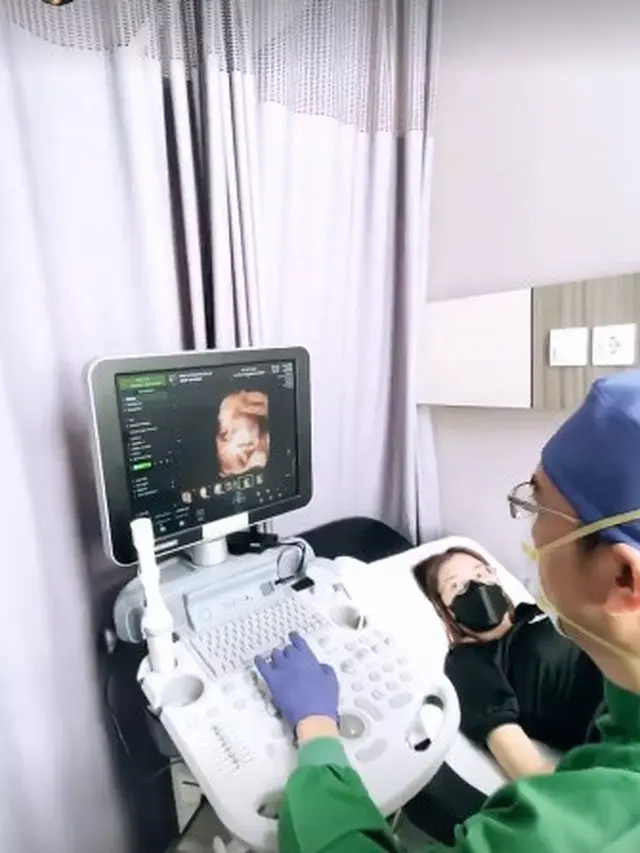 7 Momen Nella Kharisma Periksa Kandungan Bersama Dory Harsa, Pamerkan Hasil USG
