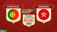 Piala Dunia 2018 Portugal Vs Maroko (Bola.com/Adreanus Titus)