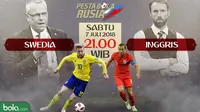 Piala Dunia 2018 Swedia Vs Inggris_Head to Head (Bola.com/Adreanus Titus)