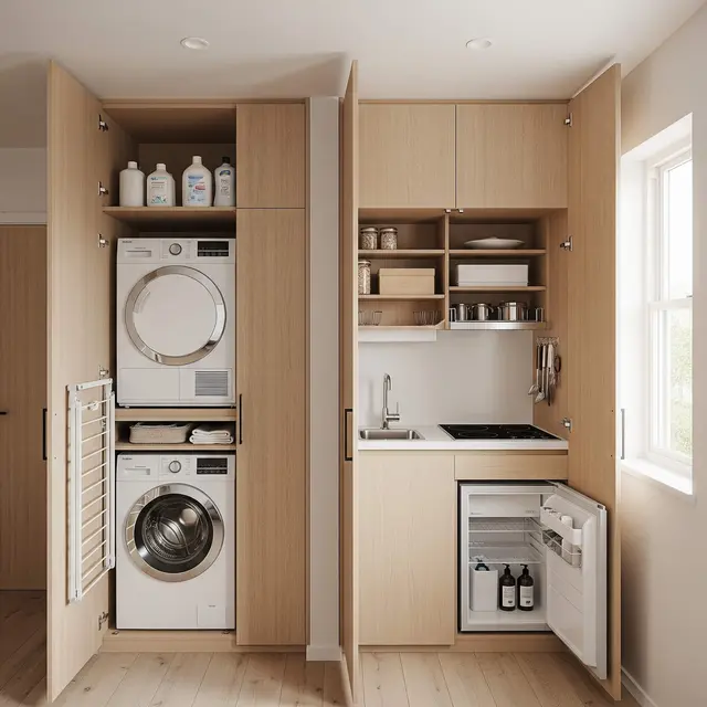 Ide Rumah Sempit Tapi Punya Ruang Jemur dan Dapur Fungsional