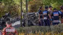 Menteri Transportasi Anthony Loke mengatakan penyelidikan sedang berlangsung terkait penyebab kecelakaan pesawat. (AP Photo/Vincent Thian)