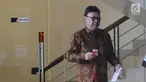 Menteri Dalam Negeri Tjahjo Kumolo seusai memenuhi panggilan penyidik KPK di Jakarta, Jumat (25/1). Tjahjo Kumolo menjalani pemeriksaan sebagai saksi dalam kasus dugaan suap izin Meikarta di Kabupaten Bekasi. (Liputan6.com/Herman Zakharia)