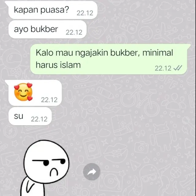 6 Chat Teman non-Muslim Ajak Buka Bersama Bukti Indahnya Kebersamaan