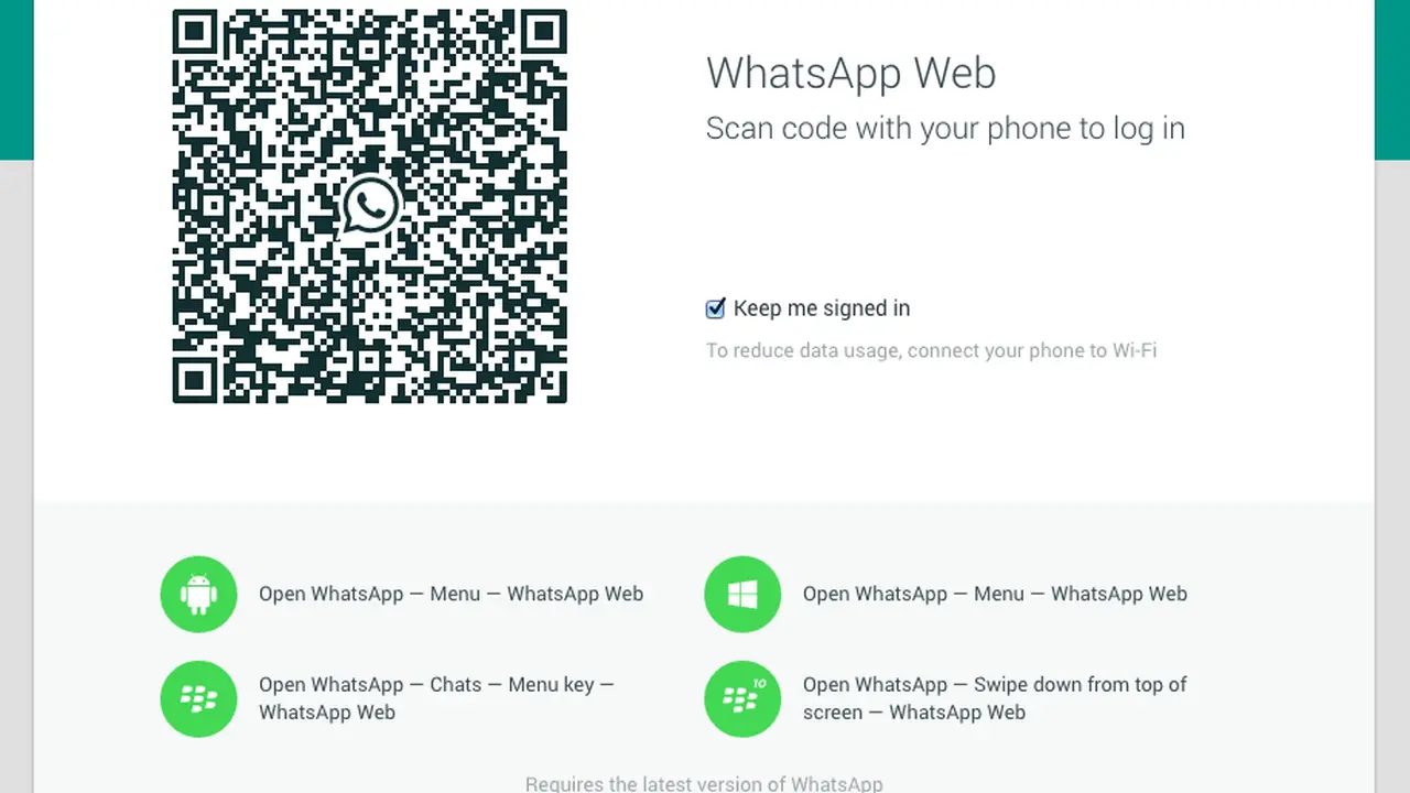 Syarat Chatting Whatsapp di PC