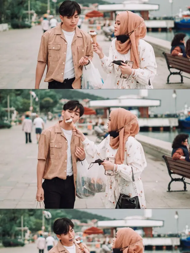 6 Momen Liburan Putri Delina dan Kekasih di Turki, Romantis