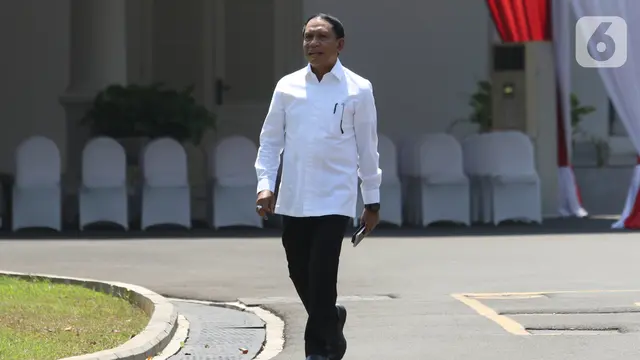 Bahlil Lahadalia dan Zainudin Amali Temui Jokowi di Istana