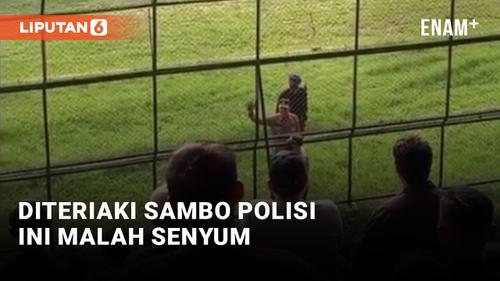 VIDEO: Diteriaki Sambo, Polisi Ini Kasih Reaksi Berkelas